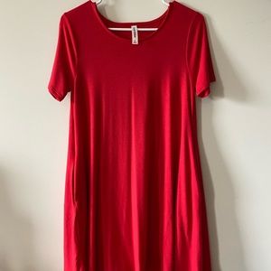 Zenana Premium T-Shirt Dress with Pockets